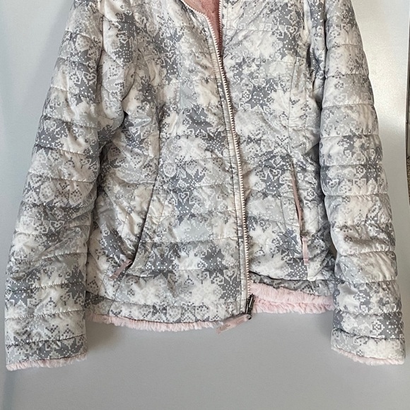 The North Face Jacket Girl’s Reversible M 10-12 - Picture 2 of 12